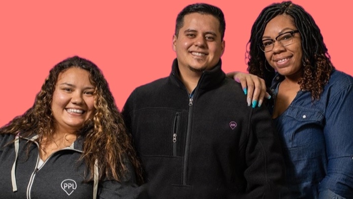 Group of three diverse PPL employees